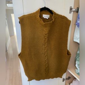 Anthropology rust vest / tunic
